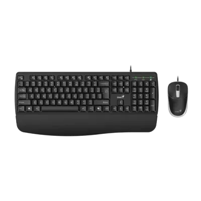 Genius KM-123 keyboard and mouse USB, black