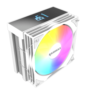 Raidmax AM1204 Hladnjak za procesor Digital ARGB, Beli