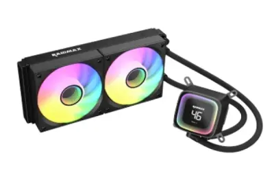 Raidmax LD240 ARGB Digital CPU cooler, black