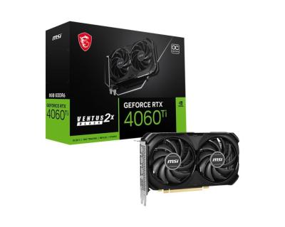 MSI Vga rtk 4060 ti Ventus 2K Black OC Grafička kartica 8GB GDDR6 3KDP HDMI Tork Fan 4.0, Crna