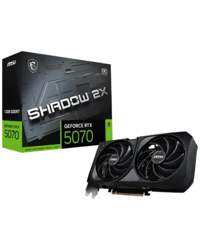 MSI SVGA PCIE Grafička kartica RTX 5070 12G 192bi SHADOW 2X OC