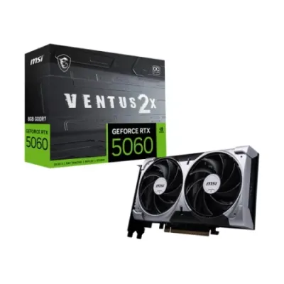 MSI GeForce RTX 5060 Ventus 2X Grafička kartica 8GB OC, Crna