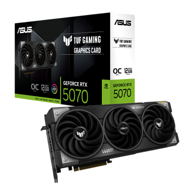 Asus TUF Gaming GeForce RTX 5070 OC Edition TUF-RTX5070-O12G-GAMING видеокарта, 12GB GDDR7 3xDP/2xHDMI