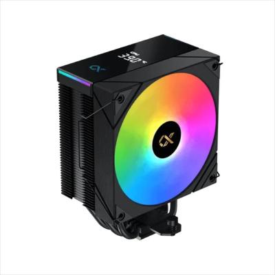 XIGMATEK AK4 digitalni procesorski hladnjak displeј 4 bakarne cevi ARGB PM Intel/AMD TDP 210, Crni