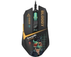 A4Tech W63 Gejmerski miš Max Bloody RGB Renegade Midnight, Crni