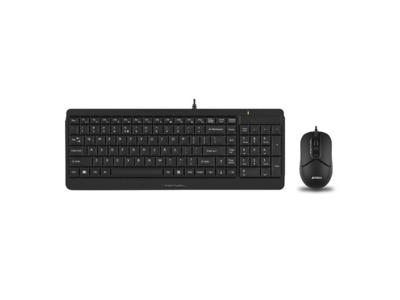 A4TECH A4-F1512 клавиатура и мышь USB YU-LAYOUT, чёрные