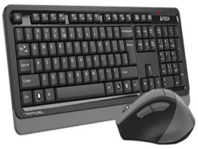 A4Tech A4-FG1035 Bežična tastatura YU-LAYOUT + Bežični miš USB Grey, Grey