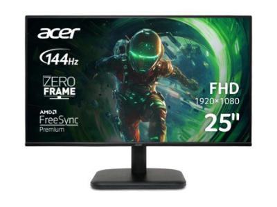 Acer EK251QP6BI Monitor FHD IPS 144 Hz 24.5", Crni