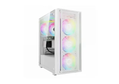 Gamdias Aura GC2 Elite ARGB computer case, white