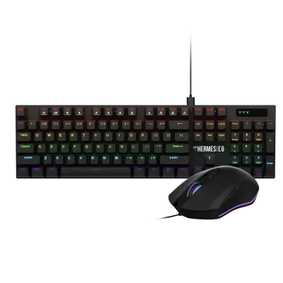 Mechanical Keyboard + Mouse Gamdias Hermes E6