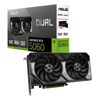 ASUS GeForce RTX 5060 Grafička kartica 8GB GDDR7 dvostruka OC 128-bitna 3x DP 1x HDMI