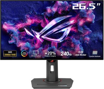 Asus ROG Strix XG27AQDMGR gaming monitor, 27" QHD (2560x1440) WOLED, 240Hz, HDR10