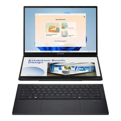 Asus Zenbook Duo 14 UX8407AA-SN151X Laptop 14"FHD+ OLED 32GB DDR5, Crni