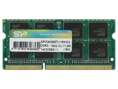 Silicon Power SP008GBSTU160N02 RAM 8GB DDR3 SODIMM 1600Hz