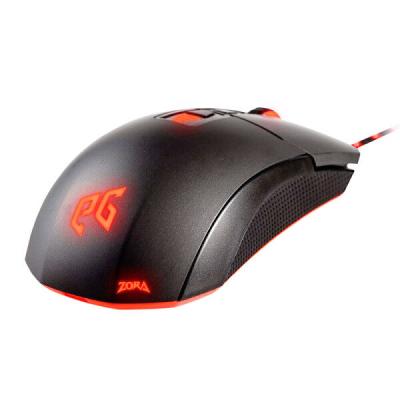 EpicGear Zora Gaming miš IR LED optički USB 3500DPI 7 tastera 1.8m kabl, Crni