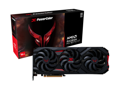 PowerColor RX9070XT Red Devil Overclocked 16G-E/OC graphics card