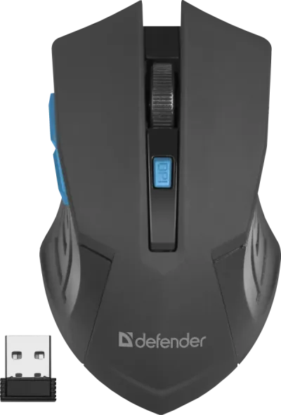 Беспроводная мышь Defender Accura MM-275 1600 dpi сине/черная
