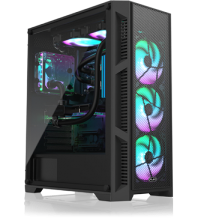RAIJINTEK Arcadia III TG Kucište Midi Tower/ATX M-ATX Mini-ITX bez napajanja kaljeno staklo