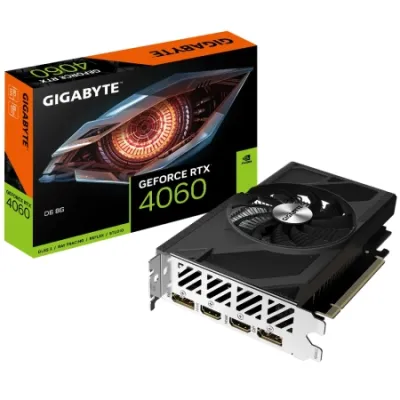 Gigabyte D6 nVidia Graphics GeForce RTKS 4060 8GB graphics card, black