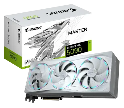 Graphics Card GIGABYTE AORUS GeForce RTX 5090 MASTER ICE 32GB