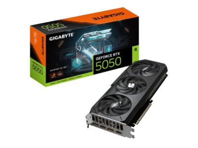 Gigabyte GV-N5050GAMING OC-8GD graphics card, GeForce RTX 5050 Gaming OC, 8GB, 128bit