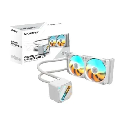 Gigabyte 240i Hladnjak Gaming CPU Vodeno hlađenje, Beli