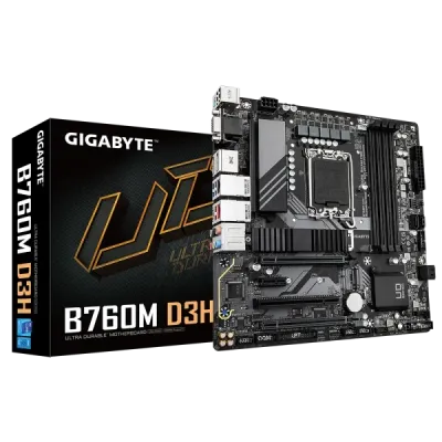 Gigabyte B760M D3HP материнская плата, Intel B760, AMI UEFI, DDR4 1.0