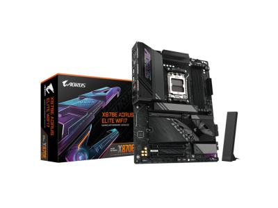 Gigabyte X870E Aorus Elite motherboard AM5 4xDDR5 4xM.2 4xSATA 2xHDMI 2xDP 12xUSB ATX