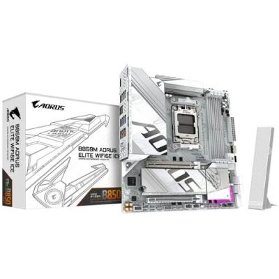 Motherboard AM5 Gigabyte B850M Aorus Elite WIFI 6 Ice DDR5 DP/MI/M.2