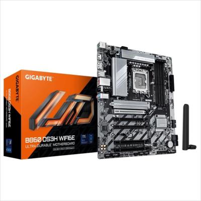 Gigabyte 1851 B860 Ds3H Vifi6E Matična ploča 4Ksddr5 9066Mhz(Oc) Pciek16 5.0 4Kspciek1 4.0 2Ksm.2 4Kssataiii Dp Hdmi 2.5Gbe Lan