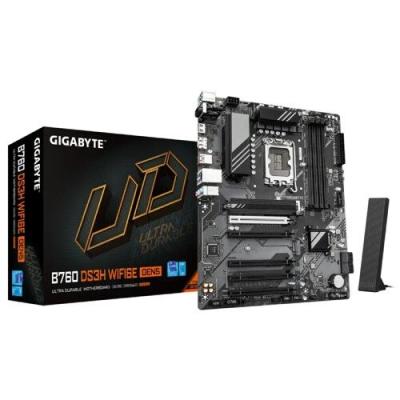 Gigabyte B760 DS3H WF6E ATX motherboard, Intel 1700, B760