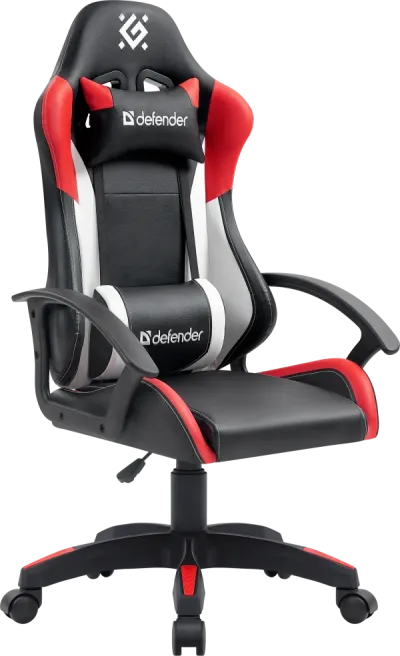 Children's Gaming Chair Defender Crater Black Red
