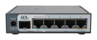 MikroTik E60iUGS Ruter hEX S 5 x GB LAN/1 x WAN/2.5GbE SFP + USB3.0
