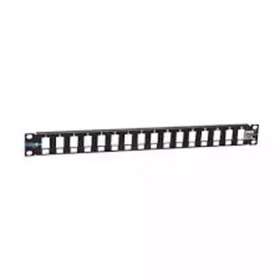 Patch panel modular 19/1U with 24 slots for UTP modules UKP-24-1U without modules