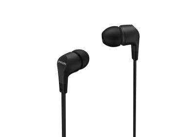 Philips TAE1105BK In-Ear Headphones, Black