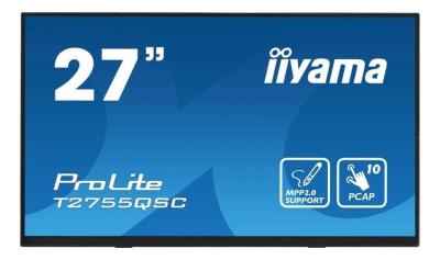 Iiyama ProLite T2755QSC-B1 Prenosivi monitor IPS QHD USB Touch 27" , Crni