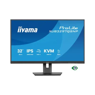 Iiyama XUB3297QSNP-B1 Monitor 31.5" IPS 2560x1440px 100Hz 1ms HDMI DP 4xUSB