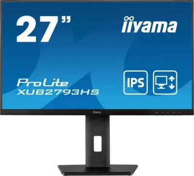Iiyama XUB2793HS-B7 Monitor 27" IPS 1920x1080 100Hz 1ms HDMI DP Zvučnici Pivot