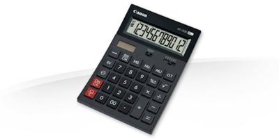 Canon AS1200 calculator, black