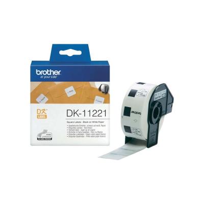 Square Paper Label Brother 23mm x 23mm DK11221