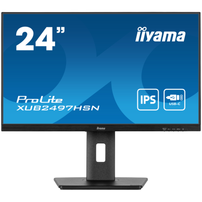 Iiyama XUB2497HSN-B2 Monitor 24" 1920 x 1080 Full HD IPS 100 Hz HDMI DP pivot