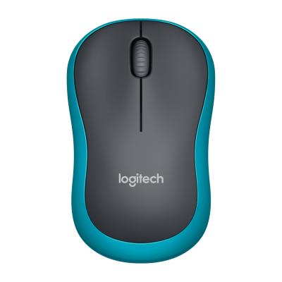 Logitech M185 Miš Bežična RF Optički 1000 DPI, Crno-plsvi