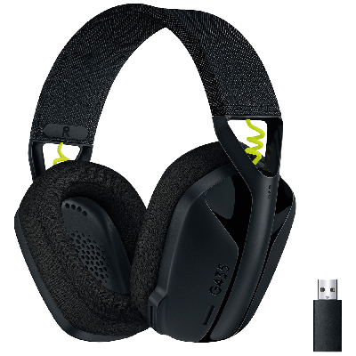 Беспроводные наушники с микрофоном Logitech G435 Lightspeed черные
