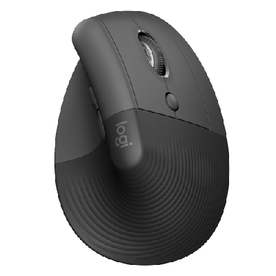 Logitech Lift Vertical Ergonomic Miš, Sivi