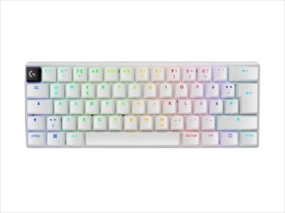 Logitech G PRO X 60 Lightspeed Gaming Keyboard (Tactile) US, White