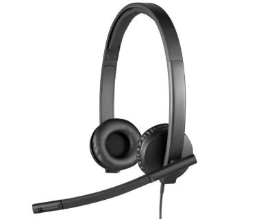 Logitech H570e Stereo Slušalice Teams Version Žične USB-C, Crne