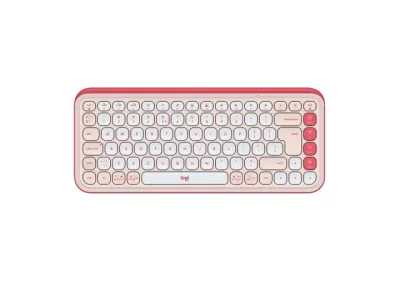 Logitech POP Icon Keys Bežična Tastatura US Engleski US, Roze