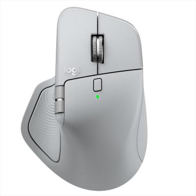 Logitech 910-007563 bezicni mis MX Master 4 sa Bluetooth-om za više uređaja bledo sivi, Bledo Sivi