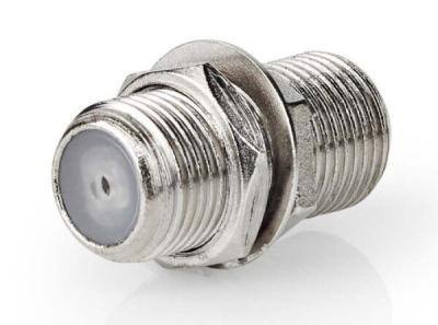 Nedis CSGB41940ME Adapter za satelitsku i antensku vezu F ženski na F ženski 75 Ohm Metalni 1 komad, Srebrni
