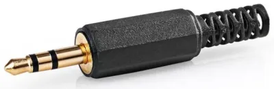 Nedis CAVC22900BKG straight male 3.5mm PVC audio connector